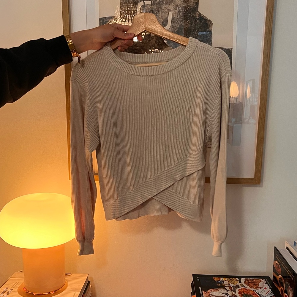 Lululemon Knit Sweater Asymmetrical Reversible